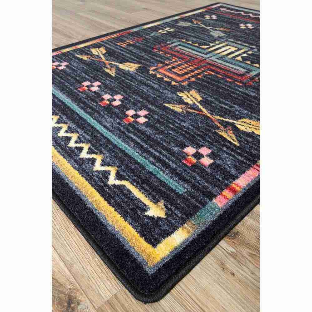 Blue area rug